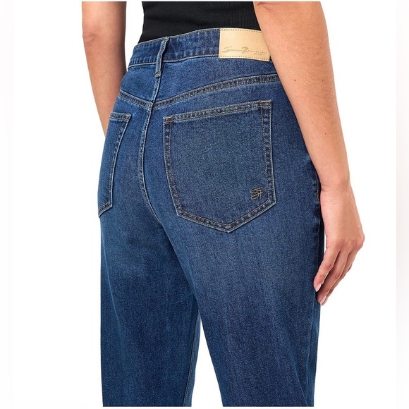 Seven7 Women's 90's Straight Jean Size 14 Dark Wash - Picture 6 of 7